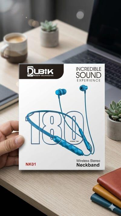 DUBIK 180 hour wireless neckband wholesale